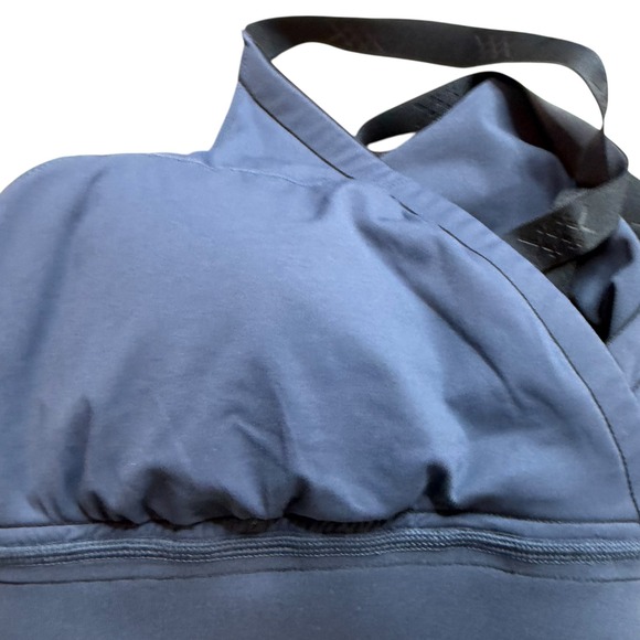 RHONE Women's High-Form Sports Bra Navy Blue XL Crisscross Straps Activewear - Picture 5 of 7